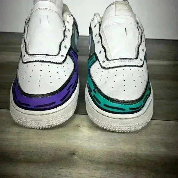 Nike Air Force 1 Low AF1 Customs “Cartoon Mermaids” Custom Fun - Picture 3 of 11